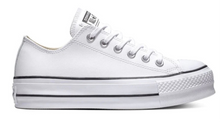 Cargar imagen en el visor de la galería, Converse - Chuck Taylor All Star Plataforma Clean Leather Piel Blanca
