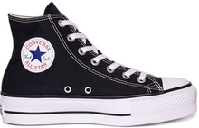 Cargar imagen en el visor de la galería, Converse - Chuck Taylor All Star plataforma Lona Negra
