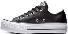 Cargar imagen en el visor de la galería, Converse - Chuck Taylor All Star Plataforma Clean Leather Piel Negra
