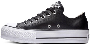 Converse - Chuck Taylor All Star Plataforma Clean Leather Piel Negra